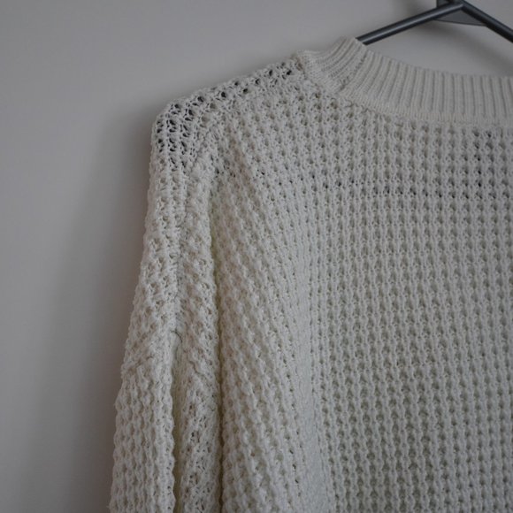 White Crop Top sweater H&M - Picture 6 of 9